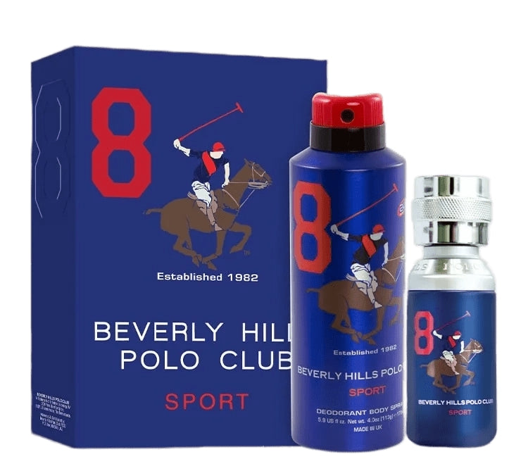 Beverly Hills Polo Club Gift Set for Men Deodorant 175ml & Perfume 50ml (EDT)