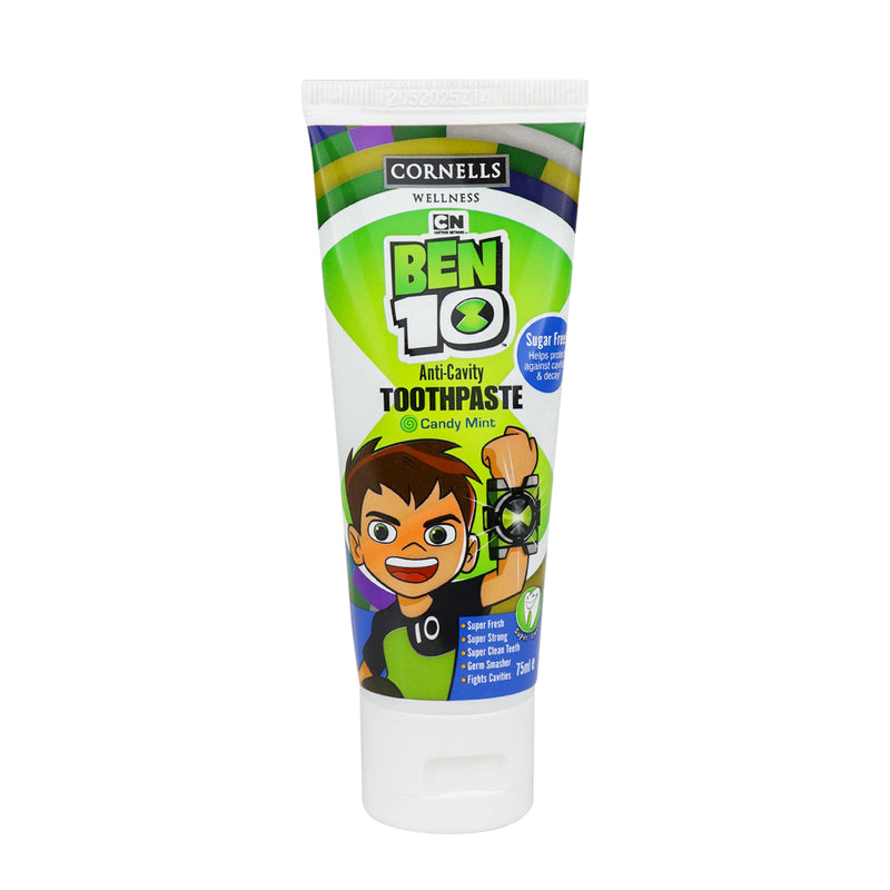 BEN 10 Anti-Cavity Toothpaste for Kids 75ml e (Candy Mint)