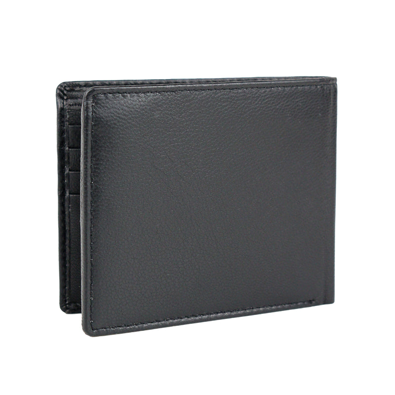 Cross Leather Men's Wallet & Pen Combo Set (Black)