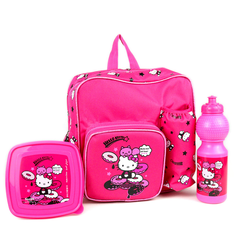 Hello Kitty 3 in 1 Backpack Set for Toddler Preschool Kindergarten Kids