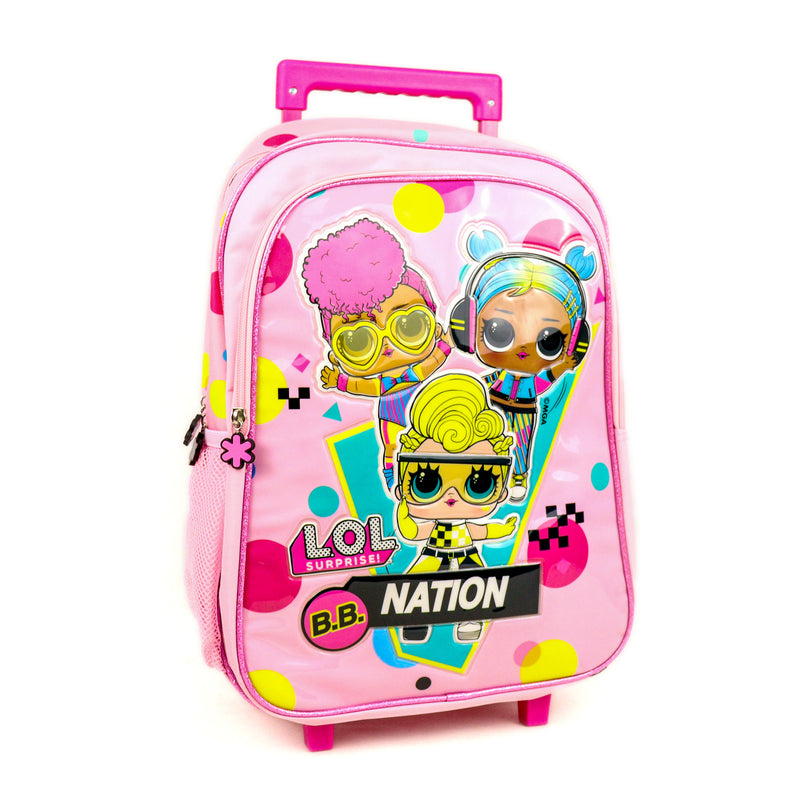 LOL Surprise! 16" 5in1 Trolley BackPack Set for KIDS