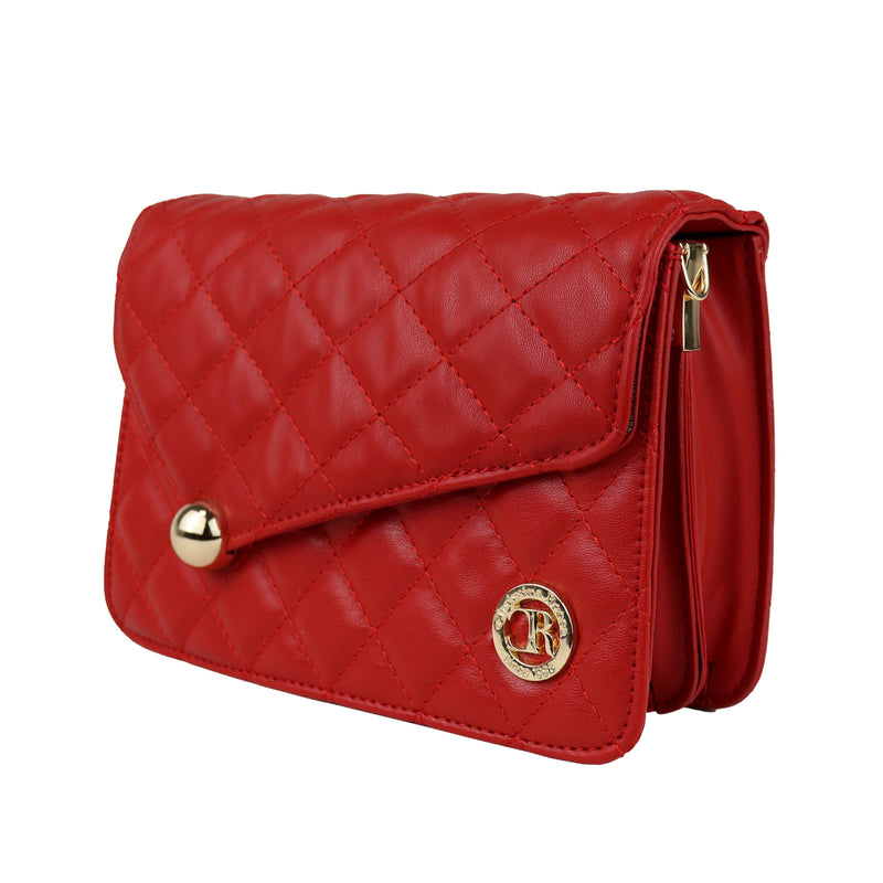 Chrixtina Rocca Womens Leather Shoulder Handbag