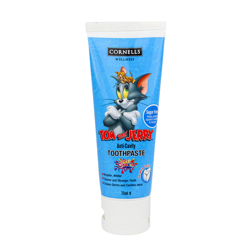 Tom and Jerry Anti-Cavity Toothpaste for Kids 75ml e (Fruit Crush)