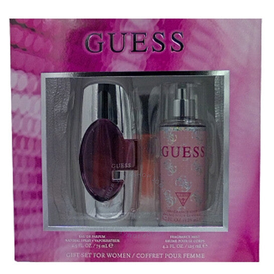 Guess Ladies Pink Gift Set Fragrances