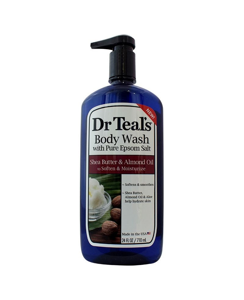 Dr Teal's Epsom Salt Body Wash Shea Butter & Almond Oil 710ml