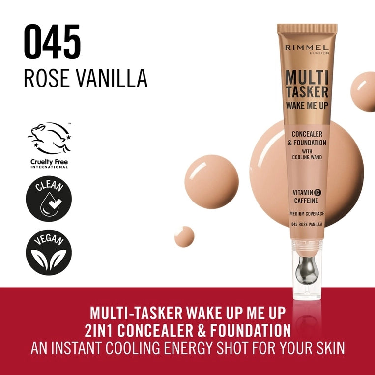 Rimmel Multi-Tasker Wake Me Up Concealer & Foundation