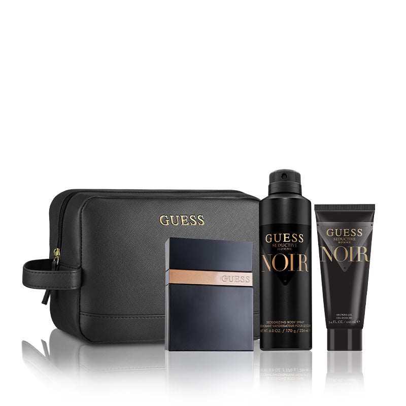Guess Seductive Homme Noir 4 Pcs Gift Set EDT 100ml-xpressionsstyle