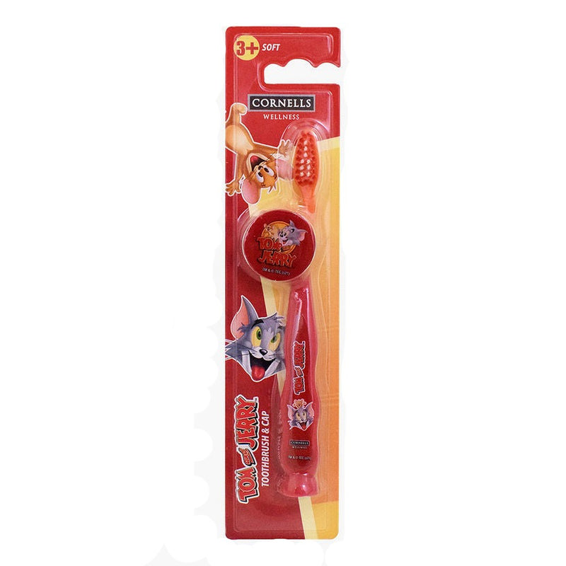 Warner Bros Tom & Jerry Kids Toothbrush & Cap