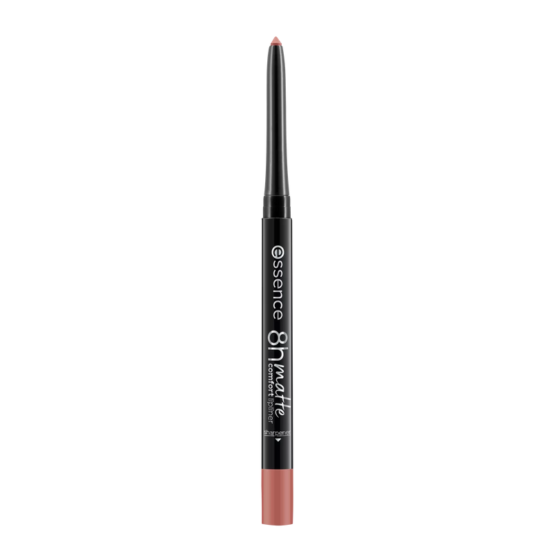 Essence 8h Matte Comfort Lipliner 04 - Rosy Nude-xpressionsstyle