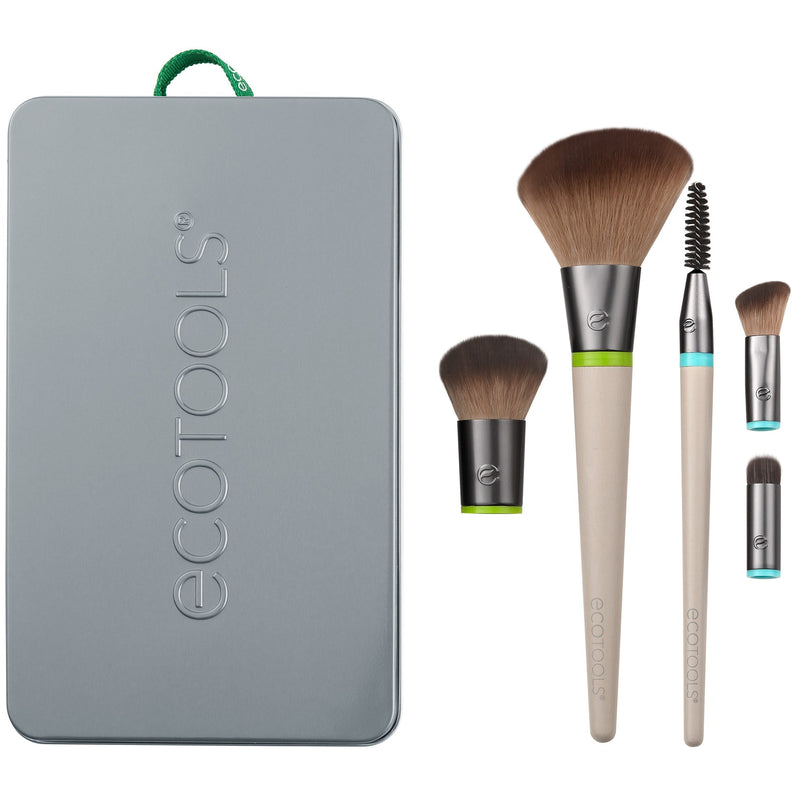Eco Tools Interchangeables Daily Essentials Total Face Makeup Brush Kit