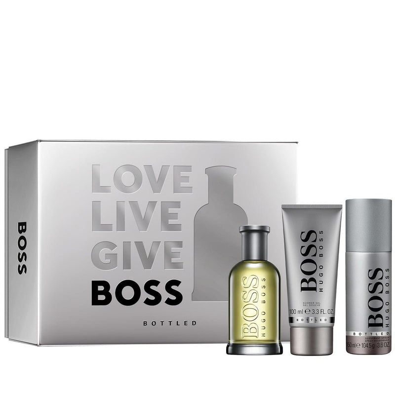 Hugo Boss No.6 Bottled Shower Gel Deodorant Spray  Gift Set For Men