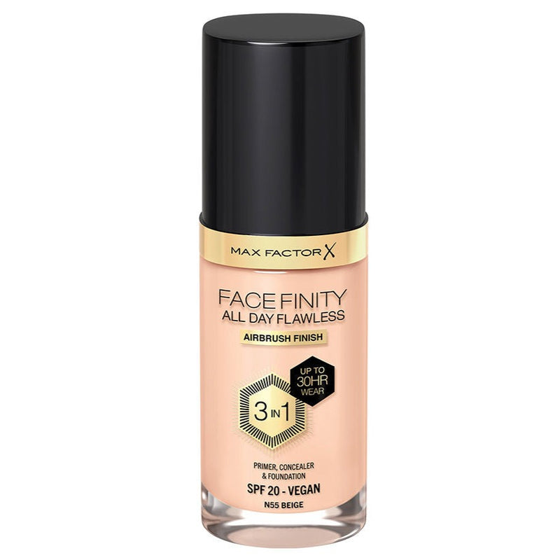 Max Factor Facefinity All Day Flawless Foundation - N32 Light Beige (30ml)