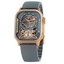 BLADE Sting Sunset 3647G5RGG SS Case Silicone Strap Skeleton Men's Watch