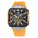 BLADE Fierce Speed 3654G5MNY SS Case Silicone Strap Multifunction Men's Watch