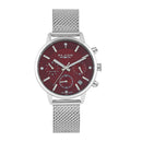 BLADE Venus Red 3688L2SRS SS Case & Mesh Strap Multifunction Women’s Watch
