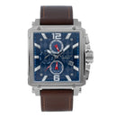 BLADE Vertex Blue 3690G1SBO SS Case & Leather Strap Multifunction Men's Watch