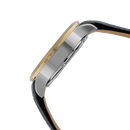 BLADE Sempre Ivory 3704G1TSN SS Case & Leather Strap Skeleton Men's Watch