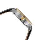 BLADE Sempre Ivory 3704G1TSN SS Case & Leather Strap Skeleton Men's Watch