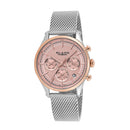 BLADE Fusion SS Blossom 3727L2UPS – Dinamico Collection Dual-Time Multifunction Women's Watch