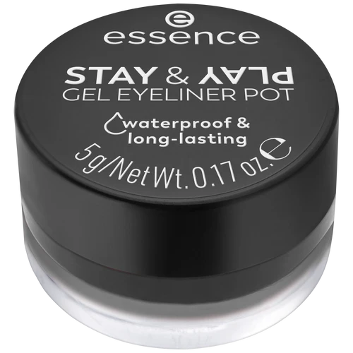 Essence Stay & Play Gel Eyeliner Pot 01 Black