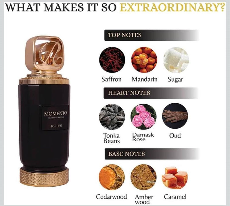 Riiffs Momento Extrait De Parfum for Unisex 100ml