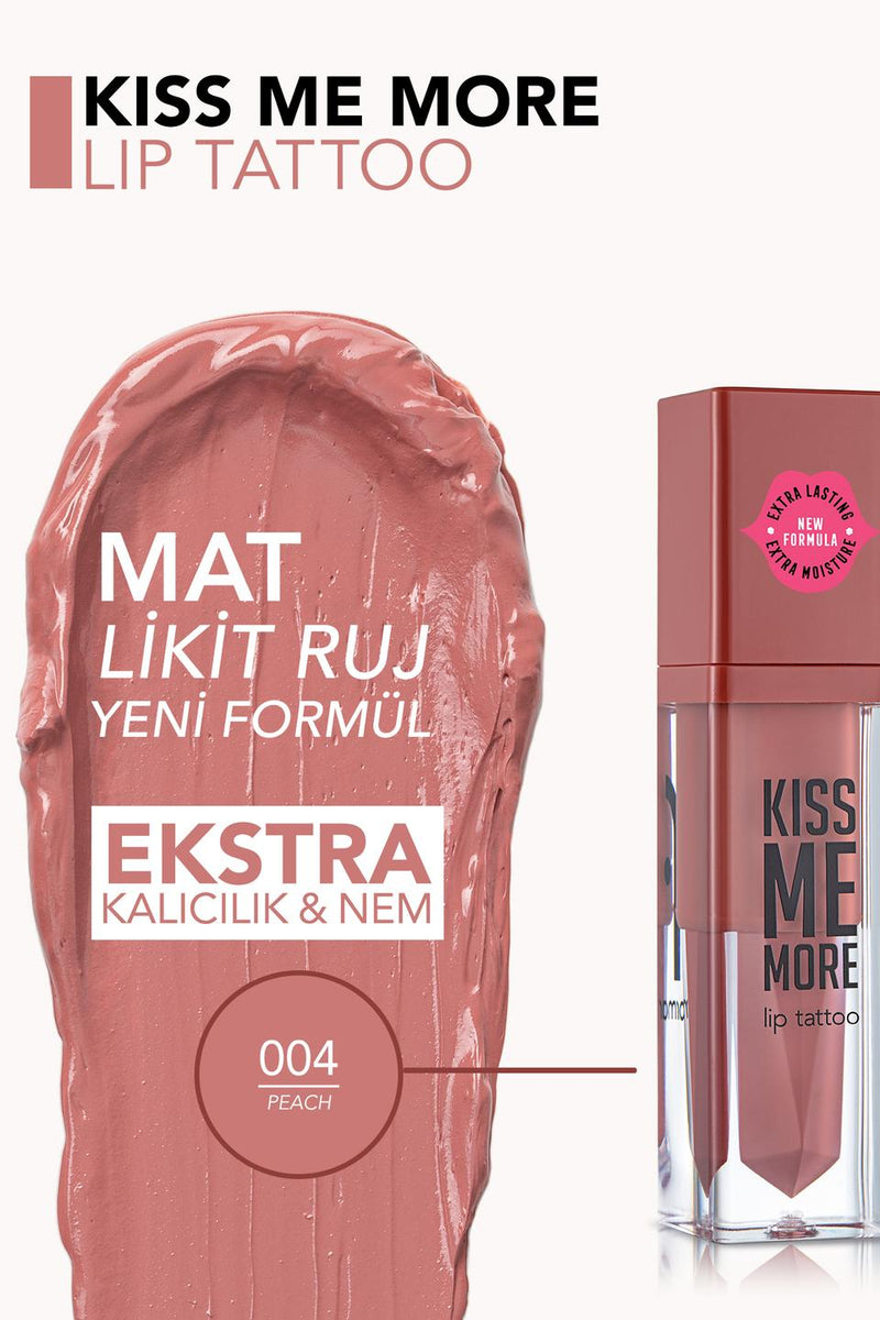 Flormar Kiss Me More Lip Tattoo Lipstick