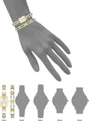 Anne Klein Women's Bracelet Watch Set - Model 10/4899GTST