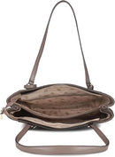 Guess Women's Daryna Elite Tote Carry Bag, Dark Taupe