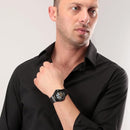 Maserati Potenza Automatic 42mm Black Dial Black Stainless Steel Yellow Gold PVD – R8821108036