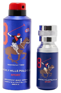 Beverly Hills Polo Club Gift Set for Men Deodorant 175ml & Perfume 50ml (EDT)