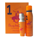 Beverly Hills Polo Club No.1 Gift Set for Women EDP 50Ml + Deodorant 150Ml-xpressionsstyle