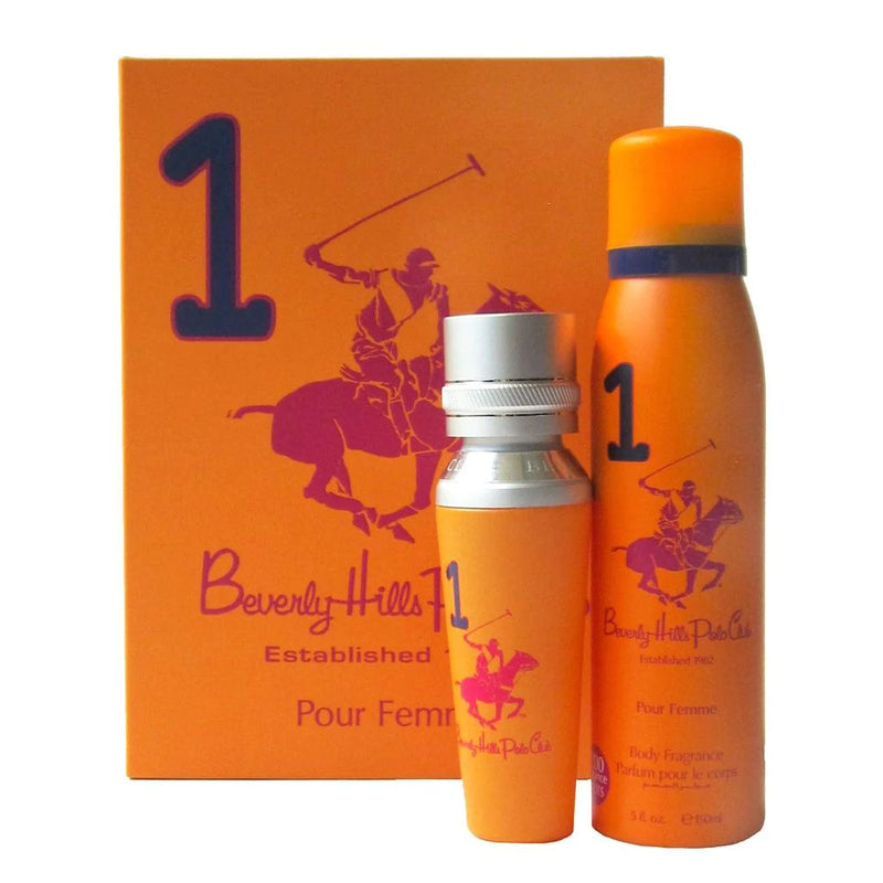 Beverly Hills Polo Club No.1 Gift Set for Women EDP 50Ml + Deodorant 150Ml