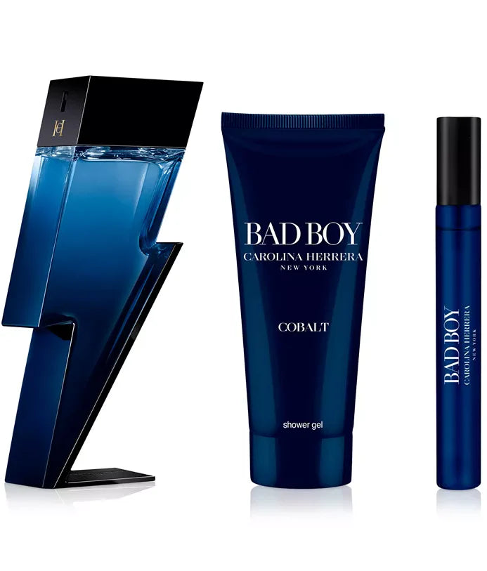 Carolina Herrera Bad Boy Cobalt for Men Gift Set