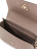 Guess Women's Meridian II Flap Crossbody Bag, Dark Taupe
