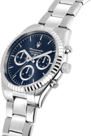 MASERATI COMPETIZIONE 43MM MULTI-FUNCTION BLUE DIAL SS BRACELET – R8853100022