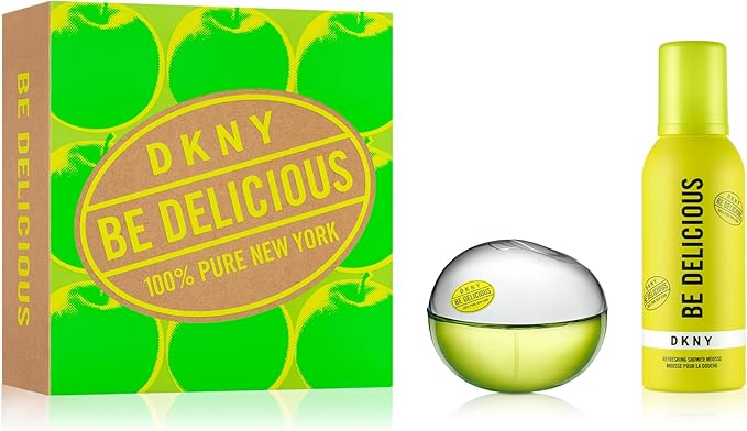 DKNY Be Delicious for Women EDP 100ml +Refreshing Shower Mousse 150ml Gift Set