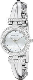 Anne Klein Women’s Bangle Watch and Bracelet Set – Model AK/1869SVST