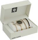 Anne Klein Women’s Bangle Watch & Bracelet Set – Model AK/1470GBST