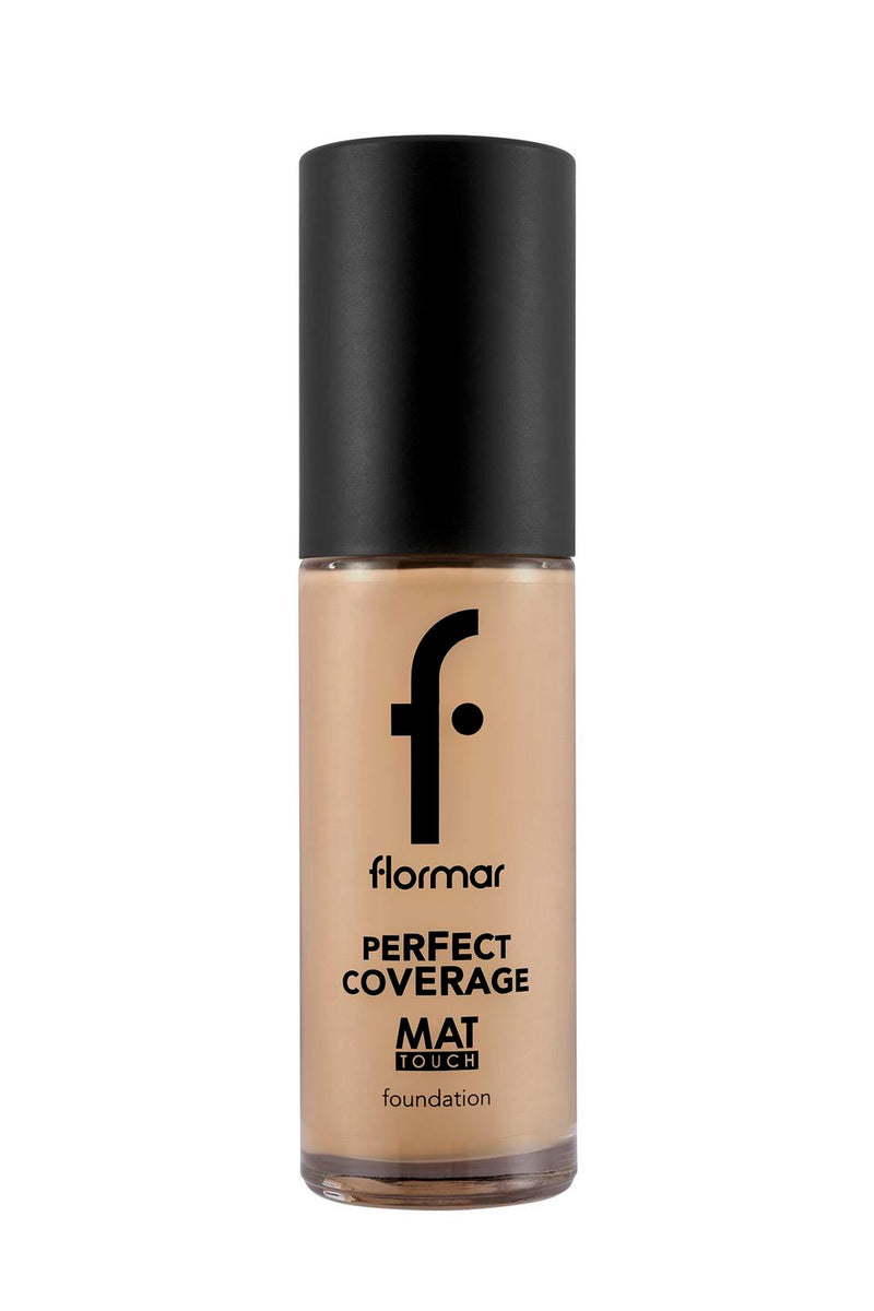 Flormar Foundation Containing Vitamin E with Matte Liner-Mat Touch Foundation