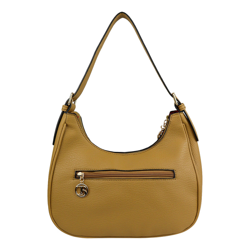 Chrixtina Rocca Womens Leather Shoulder Handbag