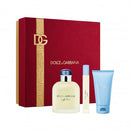Dolce & Gabbana Light Blue EDT 125ml + TS 10ml + SG 50ml Men's Gift Set-xpressionsstyle