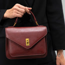 David Jones CM7520-1 Windsor Wine Satchel Bag