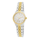 ELIZ ES8893L2TST SS Case & Band Date Women's Watch