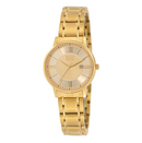 ELIZ ES8804L2GCG SS Case & Band Date Women's Watch