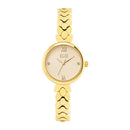 ELIZ ES8827L2GCG Metal Case and Bracelet Three-hands Women's Watch