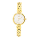 ELIZ ES8827L2GSG Metal Case and Bracelet 3-Hands Women's Watch