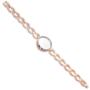 ELIZ ES8846L2RPR Metal Case and Bracelet 3-Hands Women's Watch