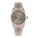 ELIZ ES8863G2UGU SS Case & Band Day-Date Men's Watch