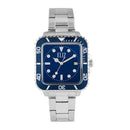 ELIZ ES8892G2SBS SS Case & Band Calendar Men's Watch