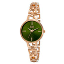 ELIZ ES8899L2RJR Metal Case and Bracelet Three-hands Women's Watch